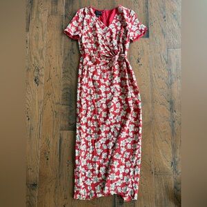 Spenser Jeremy silk maxi dress floral